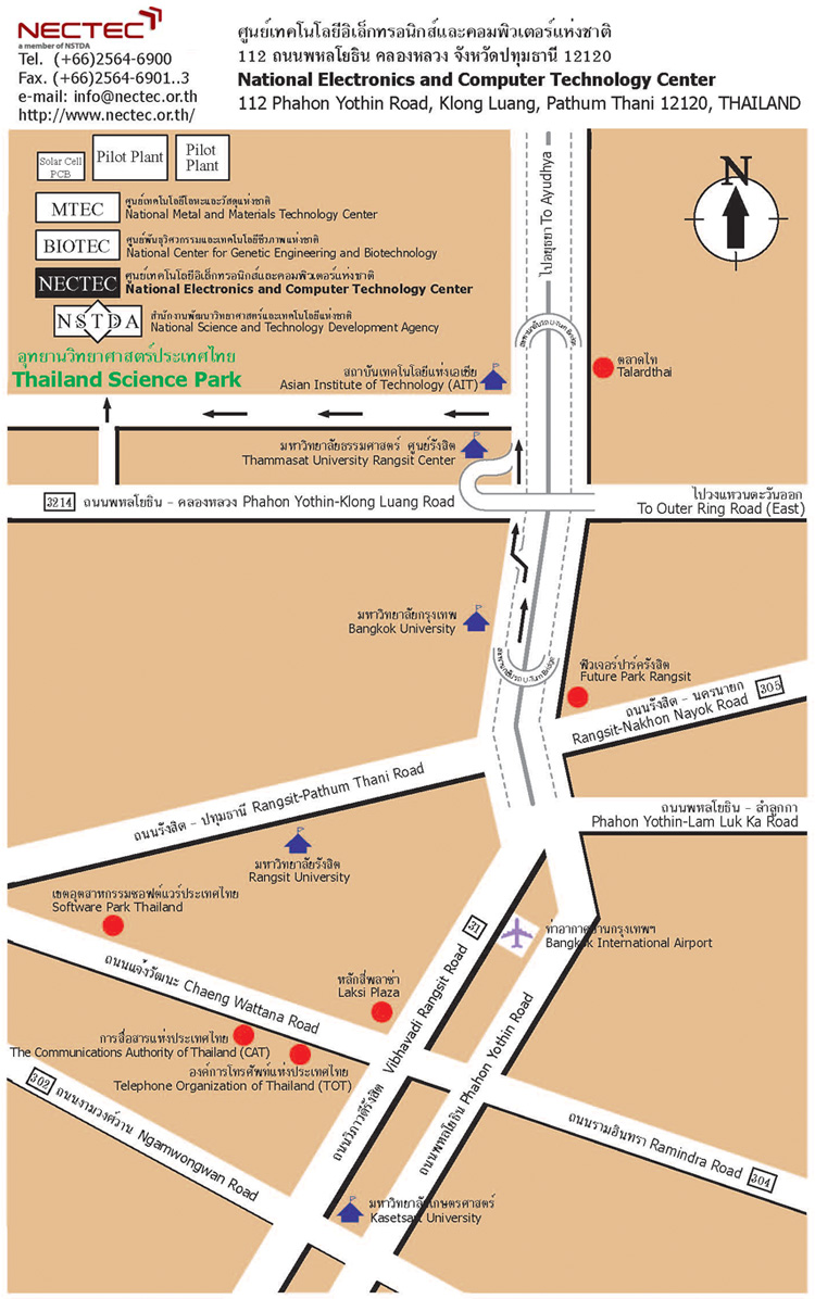 NECTEC Map