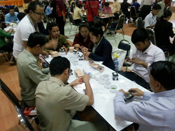 ประชุมเชิงปฏิบัติการ ASEAN Discovery through Mueye Portable Microscope ณ สปป.ลาว